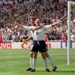 Paul Gascoigne England 1996 - Ph Shields Gazette